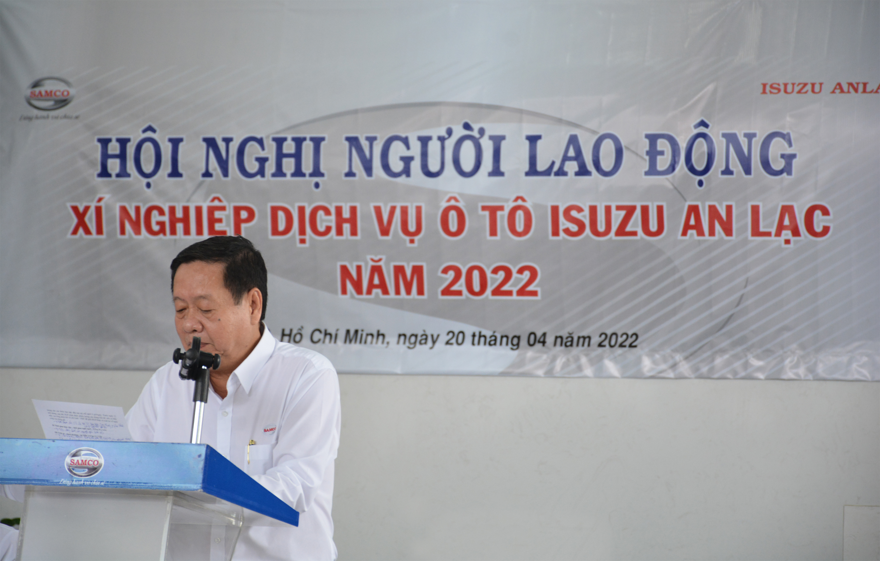 isuzu an lac to chuc hoi nghi nguoi lao dong 2022